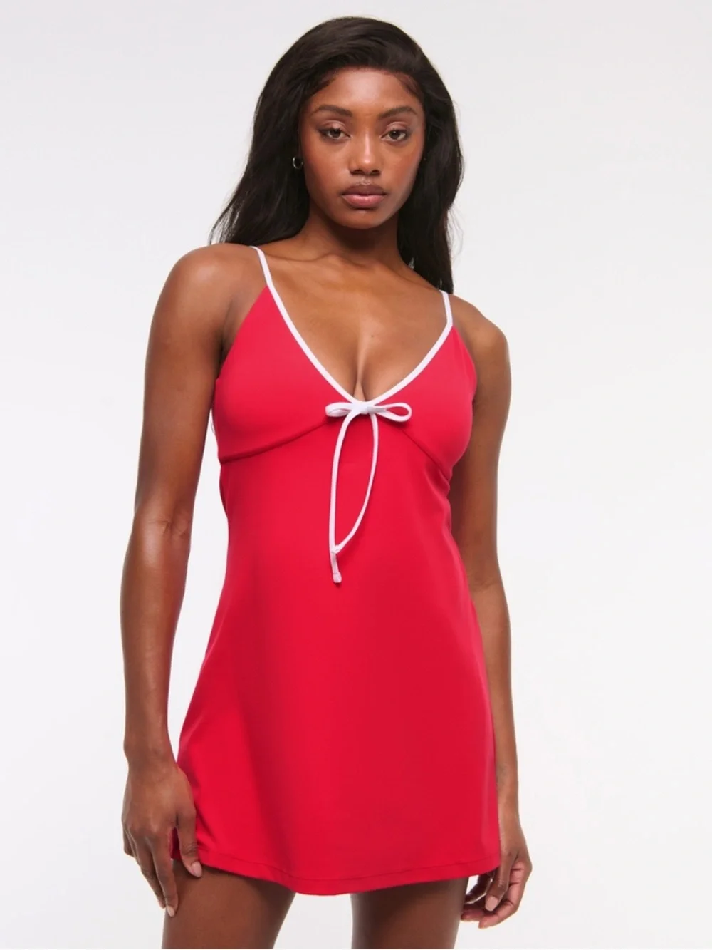 NWT - Abercrombie & Fitch - YPB studioFLEX Cami Mini Dress - Picture 1 of 8